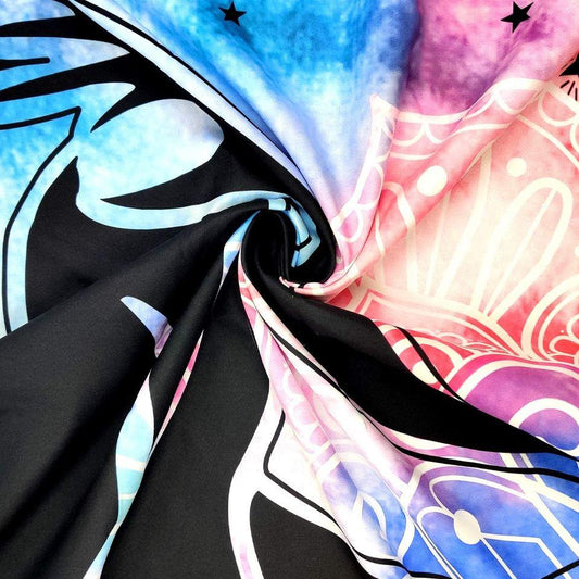 Beautiful Tie-Dye 7 Chakra Yoga Mediation Tapestry