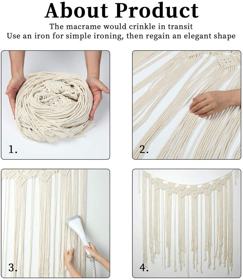 Beautiful bohemian Macramé Backdrop