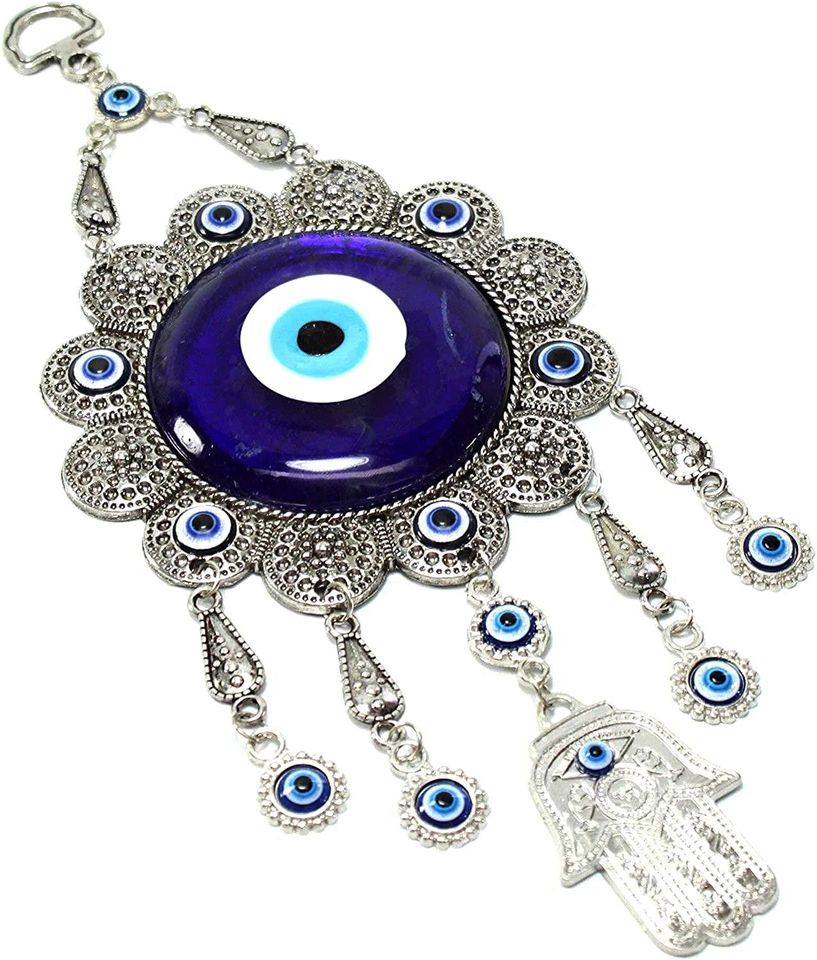 Beautiful Turkish Blue Evil Eye Wall Hanging