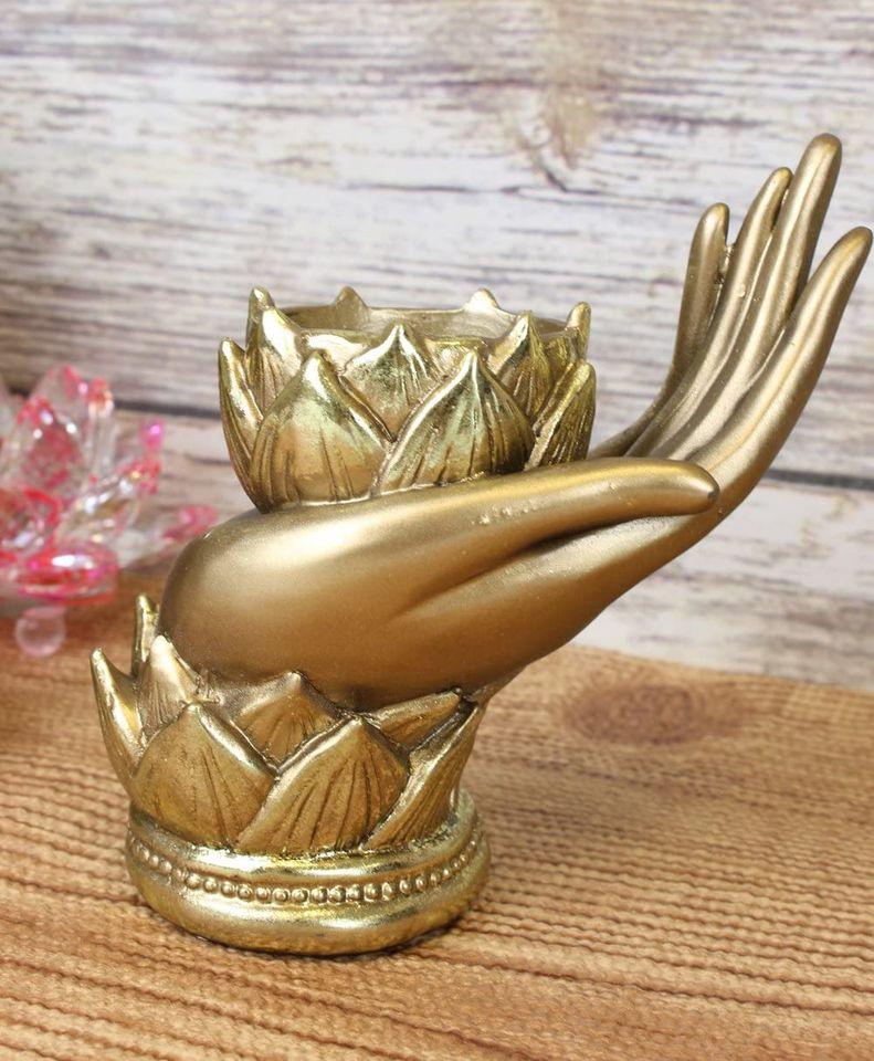 Lotus Gesture Hand Shape Candle Holder for Your Healthy Heart