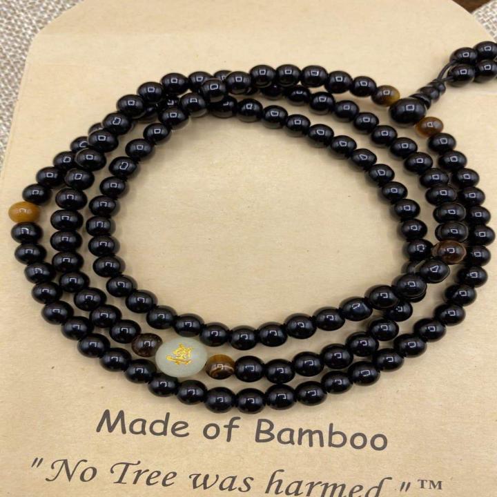 Popular Buddhist Mala Beads with Chinese Zodiac Glow In The Dark Orb