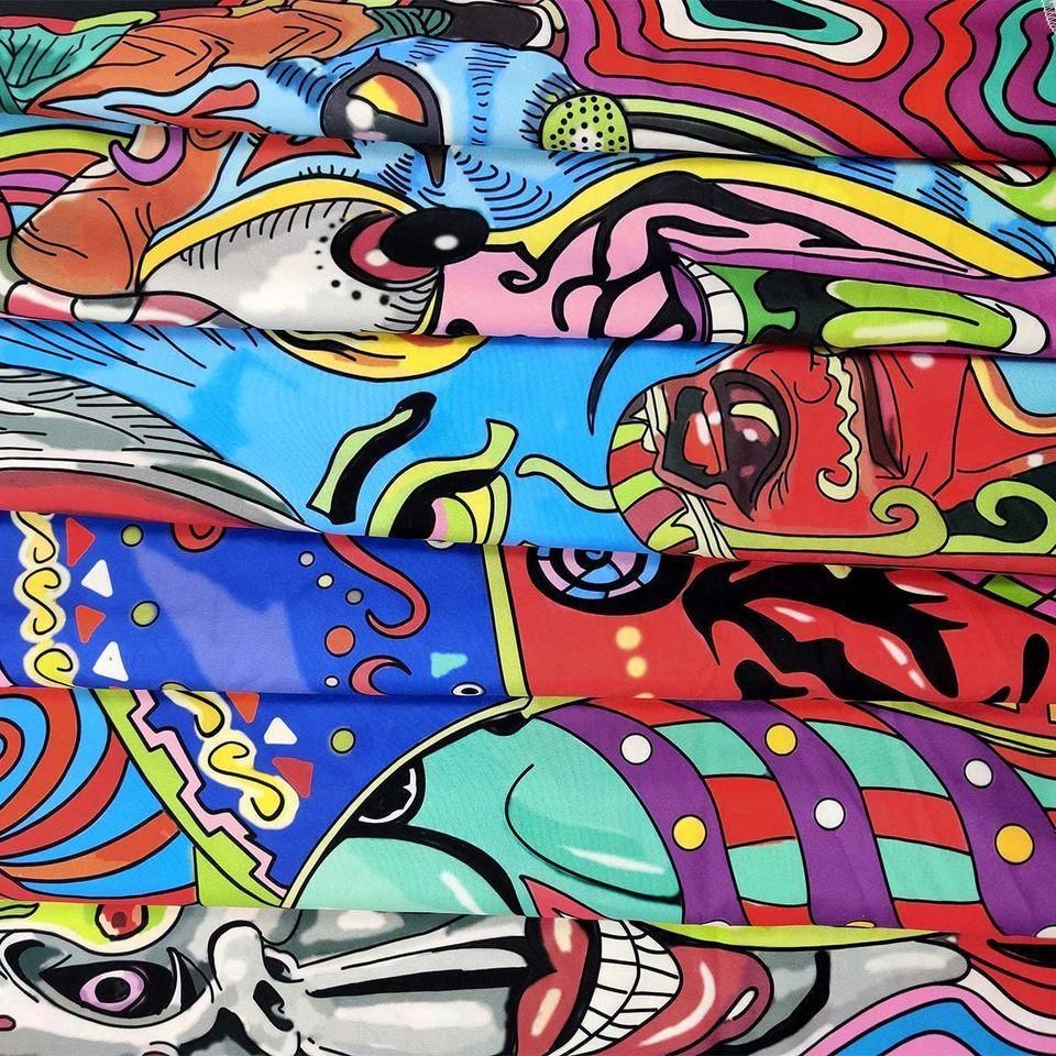 Vivid Psychedelic Trippy Bohemian Tapestry