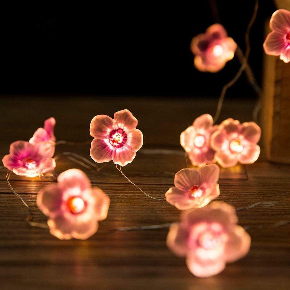 Gorgeous Fairy Lights Pink Cherry Blossom