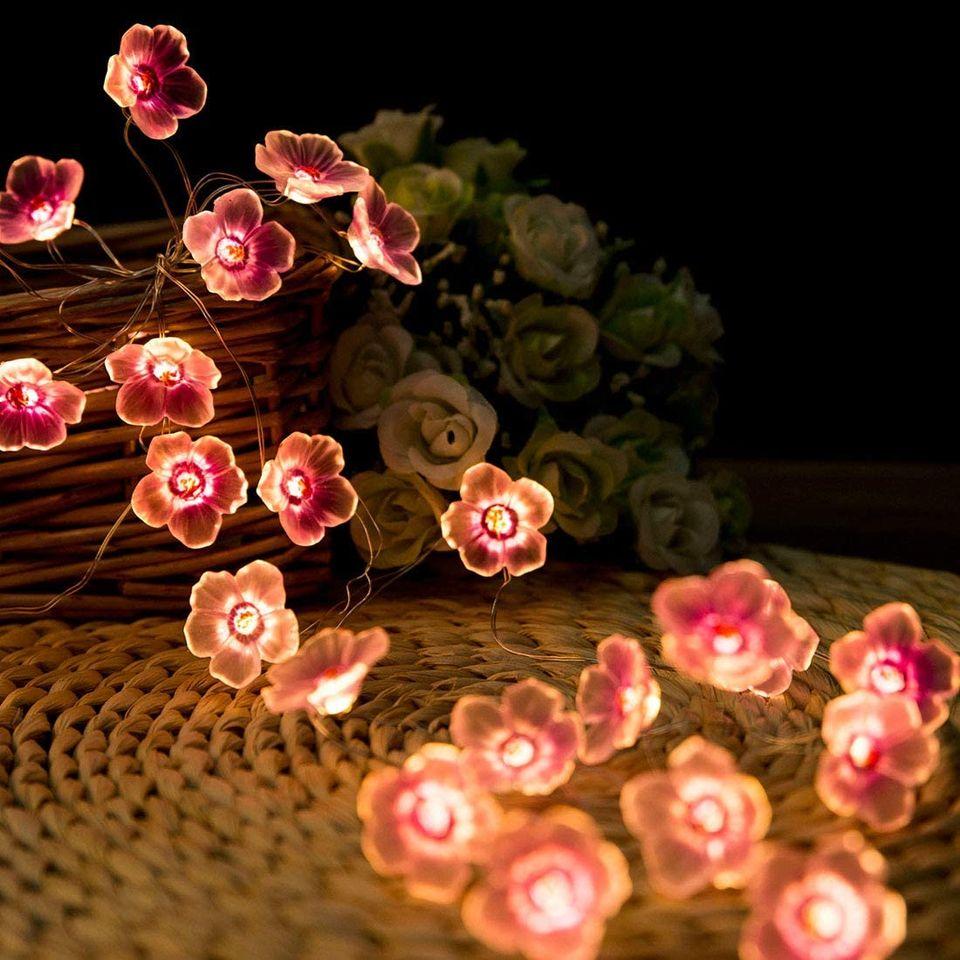 Gorgeous Fairy Lights Pink Cherry Blossom