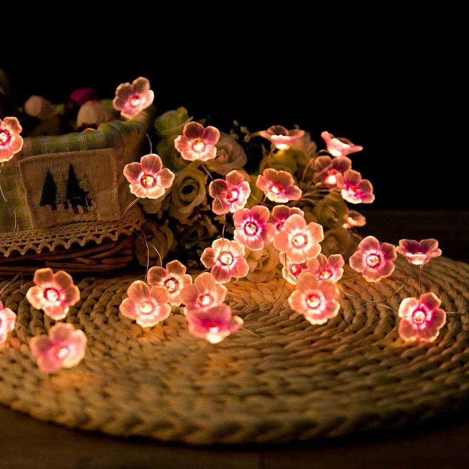 Gorgeous Fairy Lights Pink Cherry Blossom