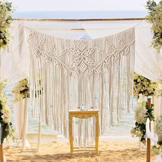 Modern Boho Macrame Wall Hanging Woven Tapestry