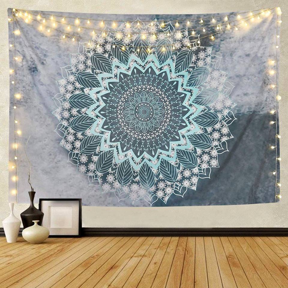 New Indian Hippie Mandala Bohemian Psychedelic Hanging Flower Tapestry