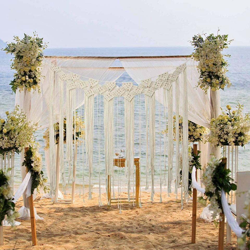 Beautiful bohemian Macramé Backdrop