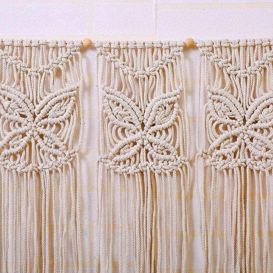 Gorgeous BOHO Butterfly Macrame Backdrop Wall Hanging
