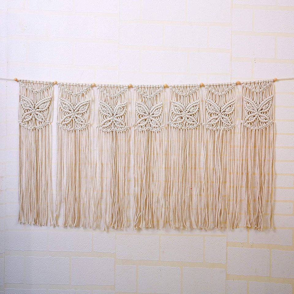 Gorgeous BOHO Butterfly Macrame Backdrop Wall Hanging