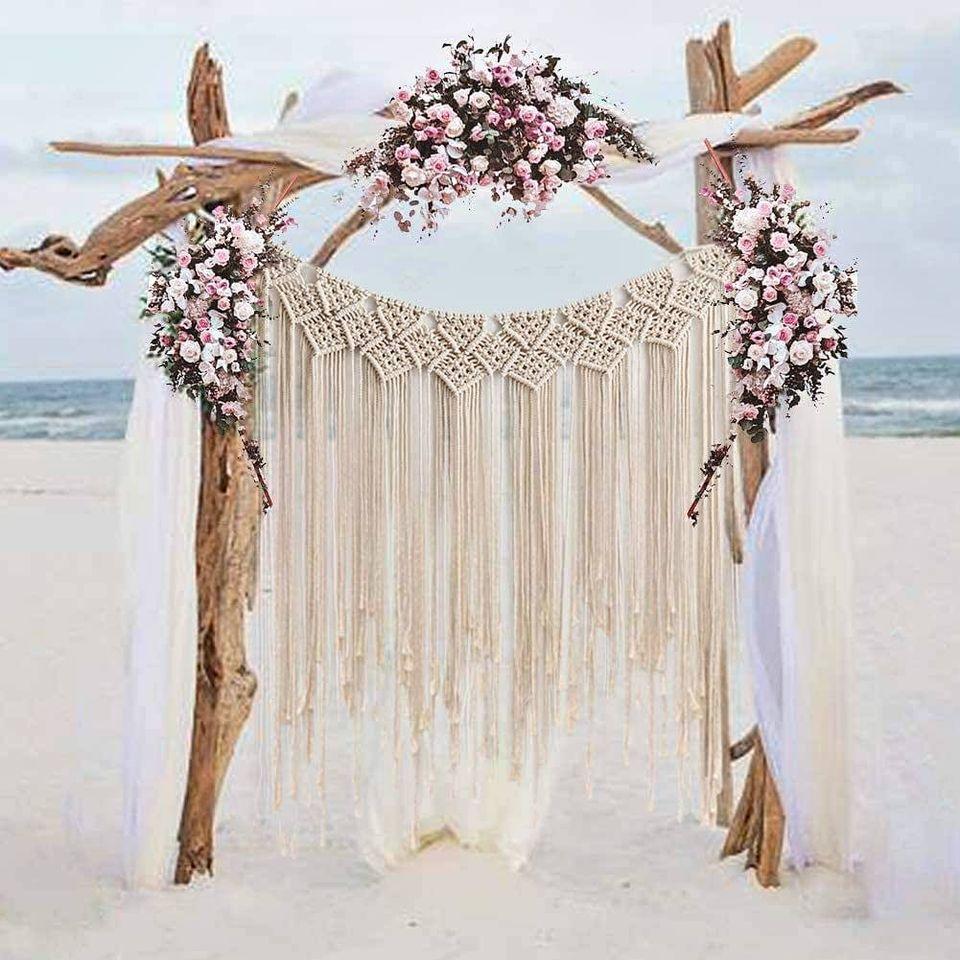 Gorgeous Macrame BOHO Backdrop/Wall Hanging Tapestry