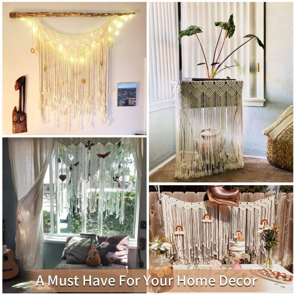 Gorgeous Macrame BOHO Backdrop/Wall Hanging Tapestry