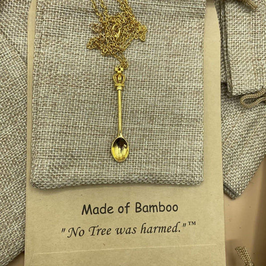 Vintage Classical Tea Spoon With Crown Handle - Gold