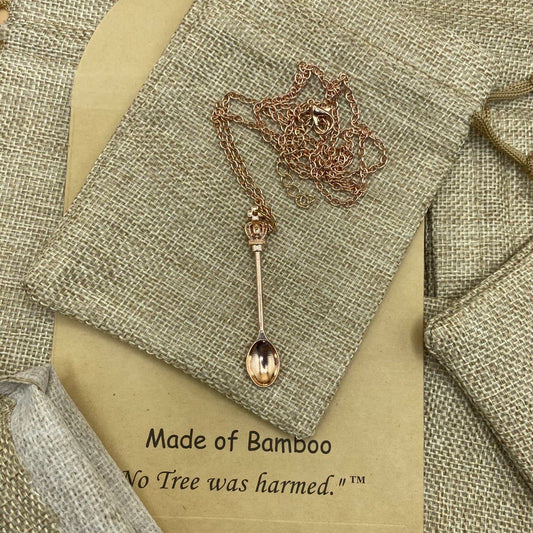 Vintage Classical Tea Spoon With Crown Handle - Rose Gold